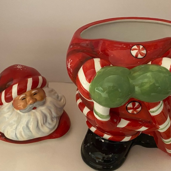 Santa Figurine Cookie Jar by Certified International - Susan Winget - Picture 3 of 4